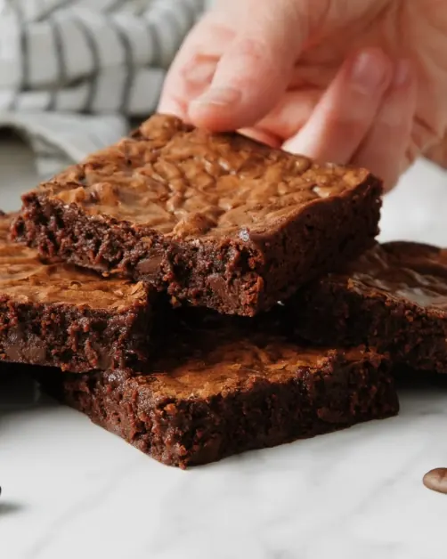 Brownie com café
