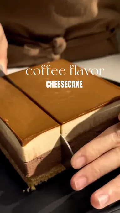 Cheesecake de café